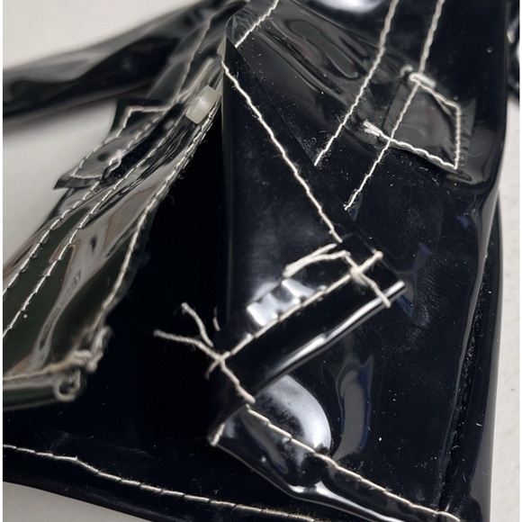 Vintage Barbie Clone Maddie Mod Black Shiny Raincoat VHTF Retro Fashion Wear - Picture 5 of 8